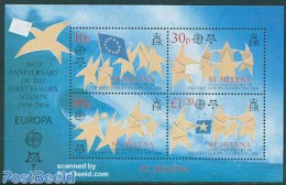 Saint Helena 2006 50 Years Europa Stamps S/s, Mint NH, History - Europa Hang-on Issues - Europäischer Gedanke