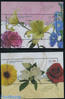 Argentina 2008 UPAEP, Flowers 2 S/s (scented), Mint NH, Nature - Various - Flowers & Plants - Roses - U.P.A.E. - Scent.. - Ongebruikt
