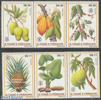 Sao Tome/Principe 1981 World Food Day 2X3V [::], Mint NH, Health - Nature - Food & Drink - Fruit - Levensmiddelen