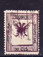 STAMPS-ALBANIA-KORCE-REPUBLIKA-SHQIPETARE-USED-1917 - Albanie