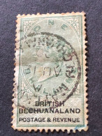 BECHUANALAND  SG 15  1s Green And Black FU - 1885-1895 Kolonie Van De Kroon