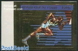 Chad 1982 Olympic Games Los Angeles 1v, Gold, Imperforated, Mint NH, Sport - Olympic Games - Andere & Zonder Classificatie