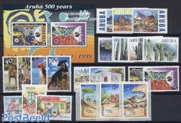 Aruba 1999 Yearset 1999 (21v+1s/s), Mint NH, Various - Yearsets (by Country) - Sin Clasificación