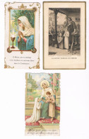 3 Cartes De Prière Pour La Communion - Devotion Images