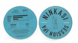 SOUS BOCKS BIÈRE BRASSERIE NINKASI SESSION IPA RECTO VERSO - Sous-bocks