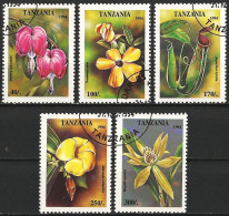 Tanzania 1994 - Mi 1880... - YT 1702... ( Tropical Flowers ) - Sonstige & Ohne Zuordnung