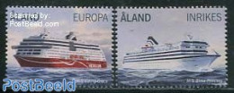 Aland 2014 Ships 2v, Mint NH, Transport - Ships And Boats - Bateaux