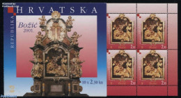 Croatia 2001 Christmas Booklet, Mint NH, Stamp Booklets - Non Classés