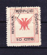 STAMPS-ALBANIA-KORCE-REPUBLIKA-SHQIPETARE-USED-1917 - Albania