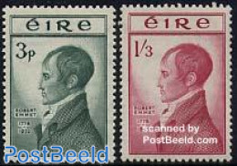 Ireland 1953 Robert Emmel 2v, Unused (hinged) - Unused Stamps
