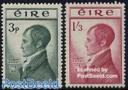 Ireland 1953 Robert Emmel 2v, Unused (hinged) - Ungebraucht