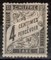 France Taxes 1882 Type Duval Y&T N° 13 Neuf Avec Charnière MH * - 1859-1959 Oblitérés
