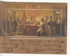 2010 Argentina Bicentennial Revolution Junta Souvenir Sheet  MNH - Ungebraucht