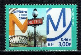 Centenaire Du Métro - Unused Stamps