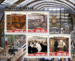 Sierra Leone 2016 30th Anniversary Of Musée D'Orsay, Mint NH, Art - Museums - Museen