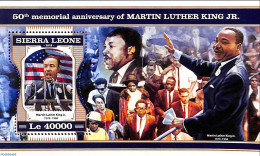 Sierra Leone 2018 50th Memorial Anniversary Of Martin Luther King, Mint NH, History - Flags - Peace - Politicians - Autres & Non Classés
