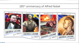 Sierra Leone 2018 185th Anniversary Of Alfred Nobel, Mint NH, History - Science - Nobel Prize Winners - Inventors - Nobelpreisträger