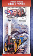 Sierra Leone 2018 170th Memorial Anniversary Of George Stephenson, Mint NH, History - Science - Transport - Flags - In.. - Trains