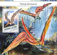 Sierra Leone 2018 Flying Dinosaurs, Mint NH, Nature - Prehistoric Animals - Prehistorisch