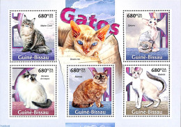 Guinea Bissau 2013 Cats, Mint NH, Nature - Cats - Guinée-Bissau