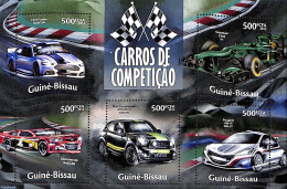 Guinea Bissau 2013 Racing Cars, Mint NH, Sport - Transport - Autosports - Automobiles - Voitures