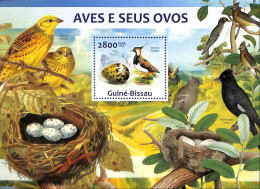 Guinea Bissau 2013 Birds And Their Eggs, Mint NH, Nature - Birds - Guinée-Bissau