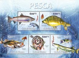 Guinea Bissau 2013 Fishes, Mint NH, Nature - Fish - Peces