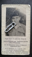 JEAN-CHARLES DOCQUIERS ° EMBOURG 1941 + RUANDA 1961 / PARA-COMMANDA / ELISA DEBORNE - Devotieprenten