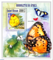 Guinea Bissau 2013 Butterflies, Mint NH, Nature - Butterflies - Guinée-Bissau