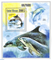 Guinea Bissau 2013 Dolphins, Mint NH, Nature - Sea Mammals - Guinea-Bissau