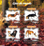 Guinea Bissau 2014 Dogs, Mint NH, Nature - Dogs - Guinea-Bissau