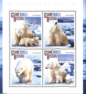 Guinea Bissau 2014 Polar Bears, Mint NH, Nature - Bears - Guinea-Bissau