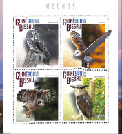 Guinea Bissau 2014 Owls, Mint NH, Nature - Birds Of Prey - Owls - Guinea-Bissau