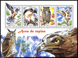 Guinea Bissau 2014 Birds Of Prey, Mint NH, Nature - Birds Of Prey - Owls - Guinea-Bissau