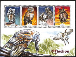 Guinea Bissau 2014 Owls, Mint NH, Nature - Birds Of Prey - Owls - Guinea-Bissau