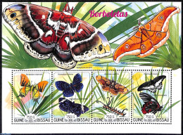 Guinea Bissau 2015 Butterflies, Mint NH, Nature - Butterflies - Insects - Guinea-Bissau