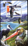 Guinea Bissau 2015 Storks, Mint NH, Nature - Birds - Storks - Guinea-Bissau