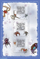 Guinea, Republic 2013 Spiders Of The World, Mint NH, Nature - Insects - Autres & Non Classés