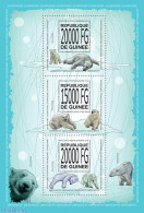 Guinea, Republic 2013 Polar Bears, Mint NH, Nature - Bears - Sonstige & Ohne Zuordnung