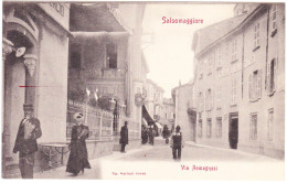 Salsomaggiore - Via Romagnosi - Casa Romagnosi (animata - Formato Piccolo) - Autres & Non Classés