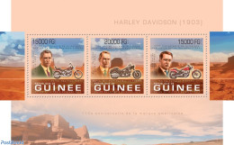 Guinea, Republic 2013 Harley Davidson, Mint NH, Transport - Motorcycles - Moto