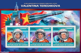 Guinea, Republic 2013 Valentina Tereshkova, Mint NH, Transport - Space Exploration - Autres & Non Classés