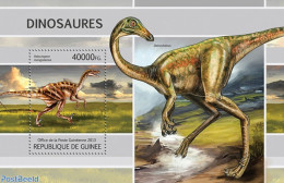 Guinea, Republic 2013 Dinosaurs, Mint NH, Nature - Prehistoric Animals - Prehistorisch