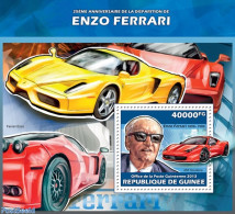 Guinea, Republic 2013 Enzo Ferrari, Mint NH, Transport - Automobiles - Ferrari - Auto's