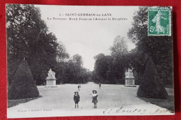 CPA  -  Saint Germain En Laye - La Terrasse - Rond Point De L'avenue La Dauphine - St. Germain En Laye (Schloß)