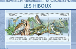 Guinea, Republic 2013 Owls, Mint NH, Nature - Birds Of Prey - Owls - Autres & Non Classés