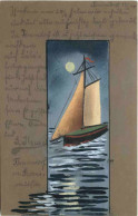 Handgemalt Segelboot - Non Classés