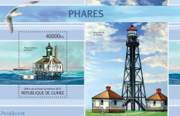 Guinea, Republic 2013 Lighthouses, Mint NH, Nature - Various - Birds - Lighthouses & Safety At Sea - Faros
