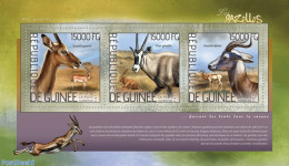 Guinea, Republic 2014 Gazelles, Mint NH, Nature - Animals (others & Mixed) - Other & Unclassified