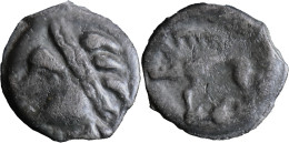GAULE - LEUCQUES - Potin à La Tête D'indien - Bandeau Avec Motifs - LT.0978 - 20-096 - Keltische Münzen